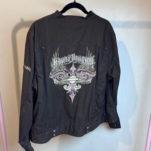 Vintage Harley Davidson biker jacket